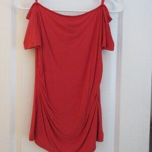 White House Black Market XS Red Blouse